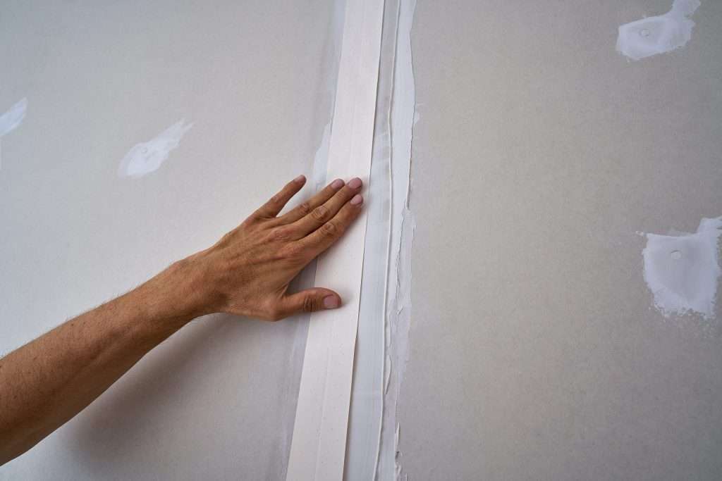 laminated plasterboard plastering join tape svg+xml;charset=utf